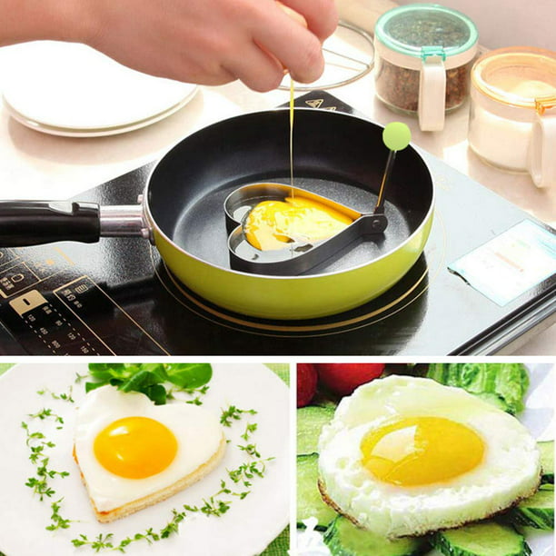 Stainless Steel BBQ Fried Egg Shaper Pancake Mould Mold Kitchen Cooking Tools